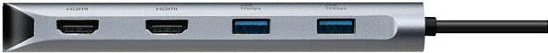 Docking station USB-C Targus Dual HDMI 4K, 140W PD, Gri