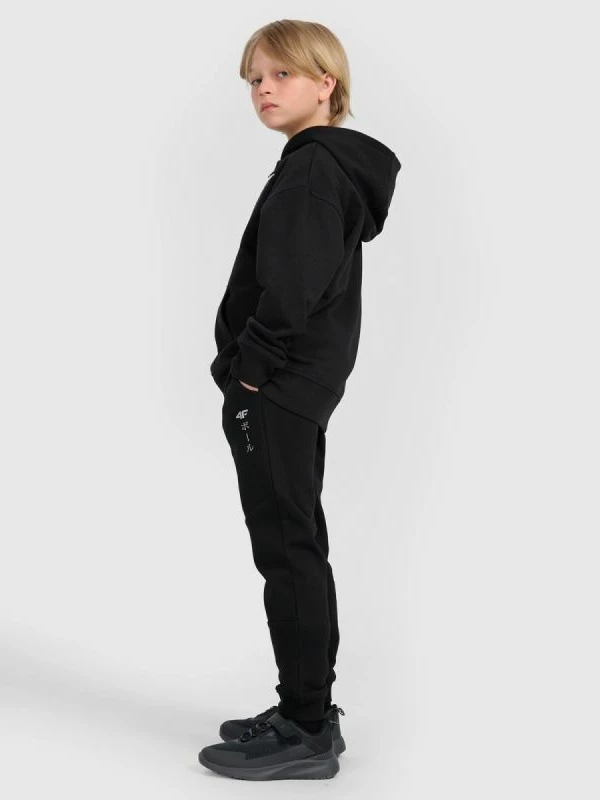 Pantallona sportive për djem 4F, të zeza