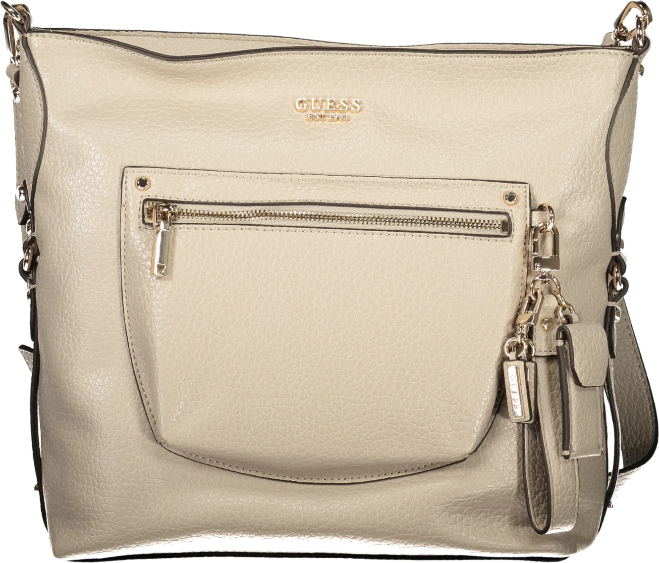 Çantë GUESS JEANS Marsha femra, bezhë