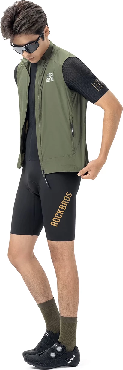 Jelek për çiklizëm Rockbros YDMJ003 kundër erës pranverë/vjeshtë, madhësi M, jeshil