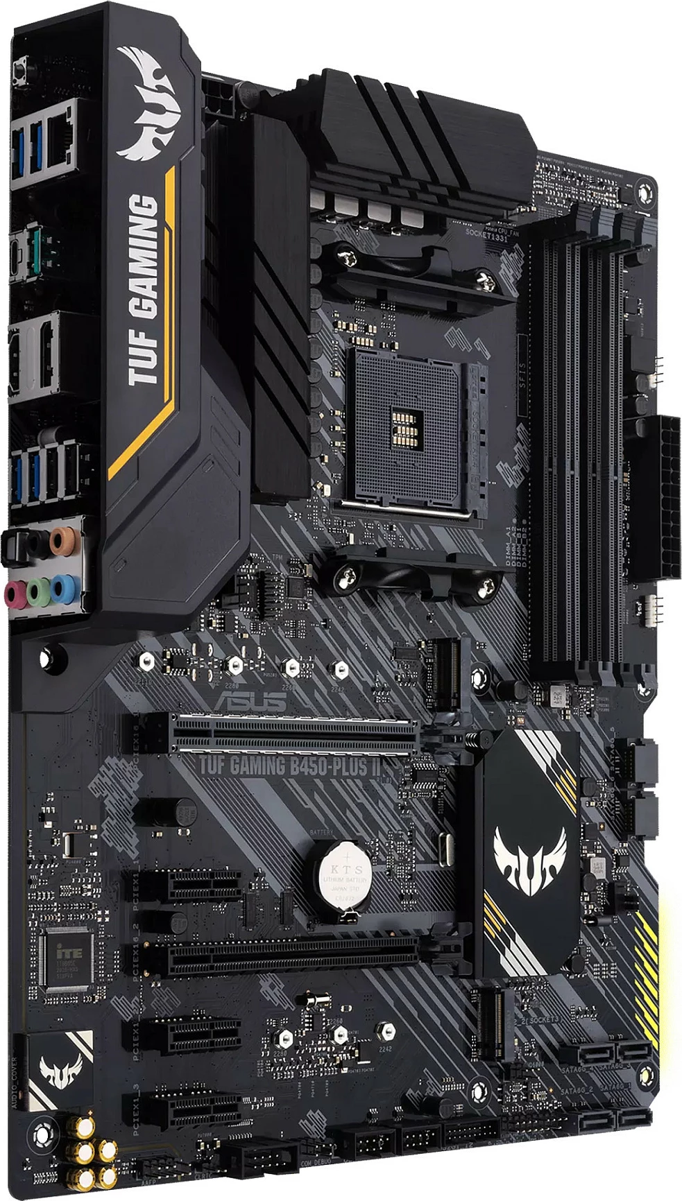 Pllakë amë ASUS TUF GAMING B450-PLUS II, AMD, Socket AM4, 128 GB, e zezë