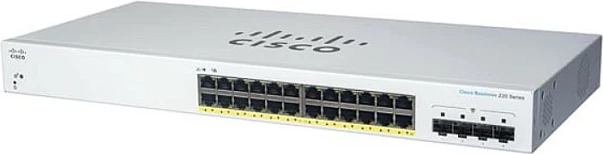 Switch Cisco CBS220 SMART 24-portë, Gigabit Ethernet, rackmount