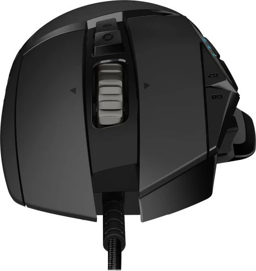 Maus gaming Logitech G502 HERO USB, 11 butona programues, DPI deri 25,600, peshë e rregullueshme, zi