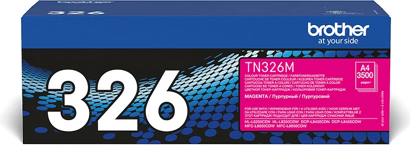 Toner Brother TN-326M, 3500 faqe, Magenta, 1 copë