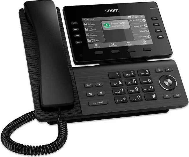 Telefon IP Snom D812, ekran 5", Gigabit, PoE, Desk/Wall, i zi