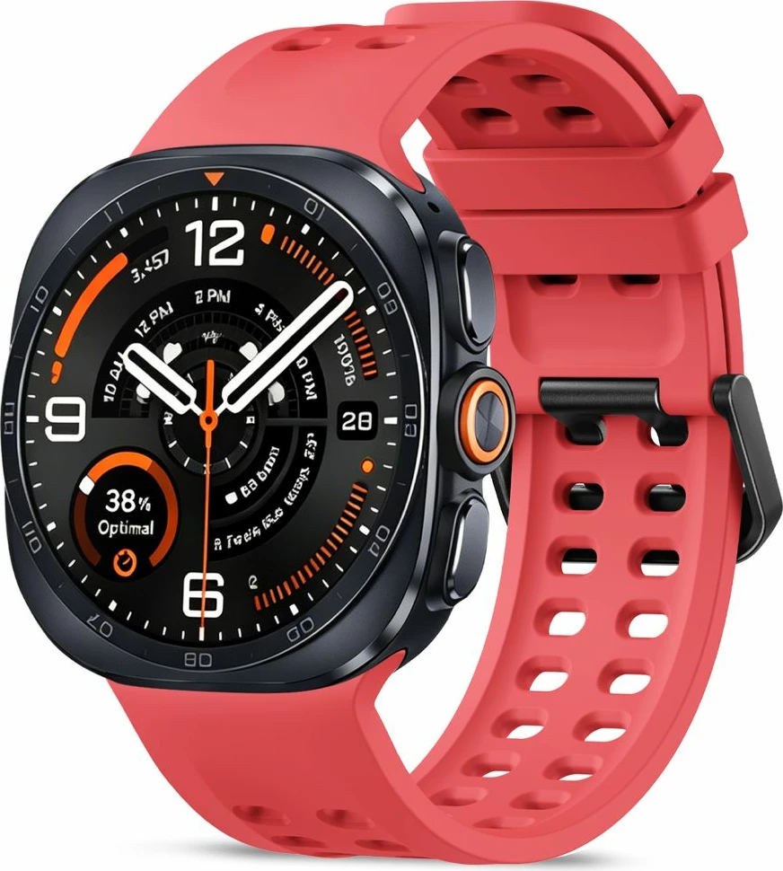 Rrip silikoni Tech-Protect Silicone Air për Samsung Galaxy Watch Ultra 47mm, 1 copë, i kuq