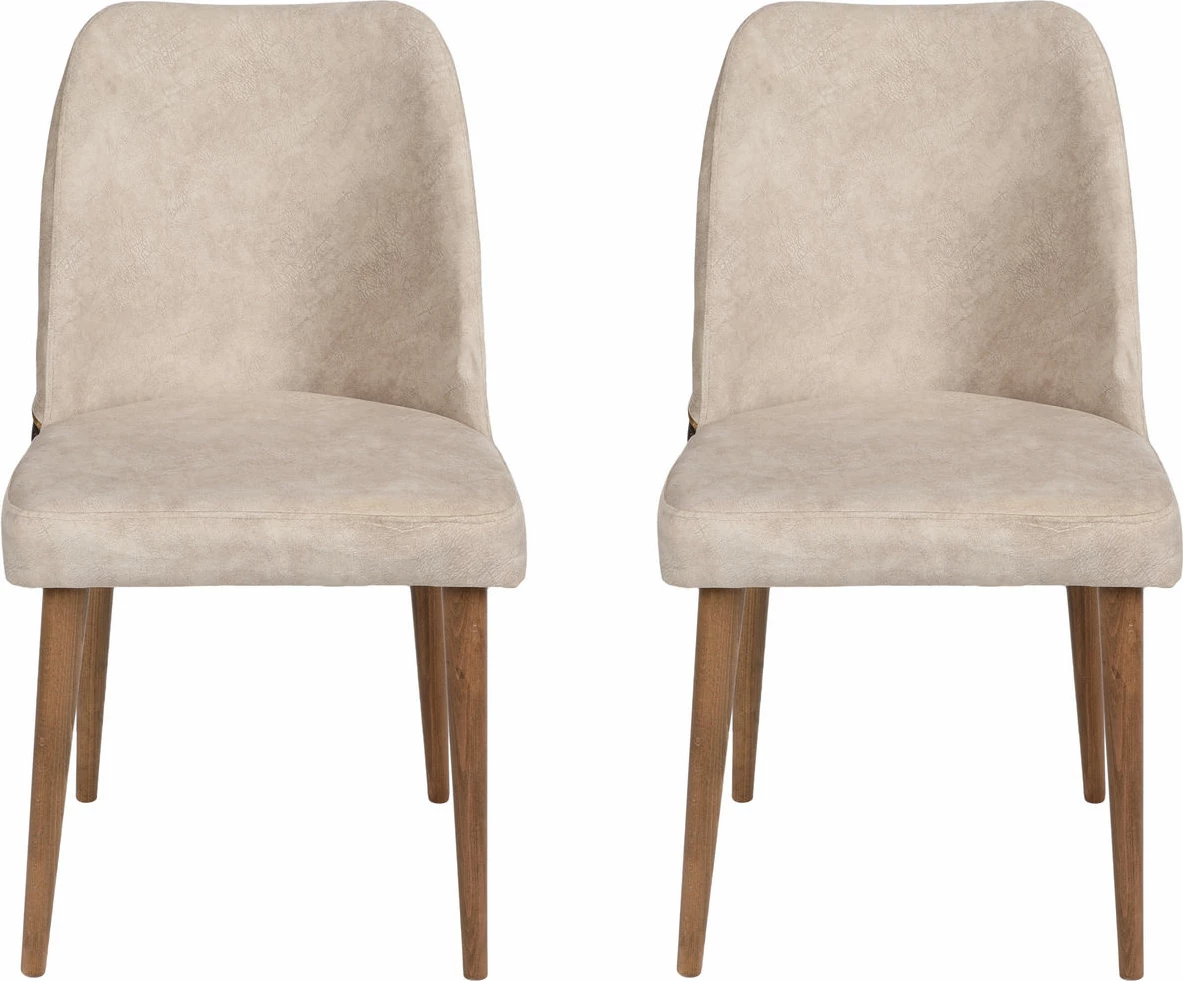 Set karrigash (2 copë), Hanah Home, Nova 071 V2, krem dhe arr