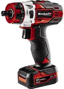Trapan/vidator me bateri Einhell TE-CD 12/1 X-Li, 12V, 2Ah, kuqe/zi