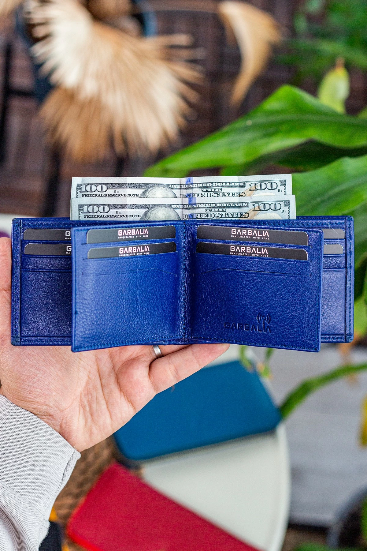 Portofol për meshkuj, ngjyrë navy blue, Zoozie Bags, Arsenal