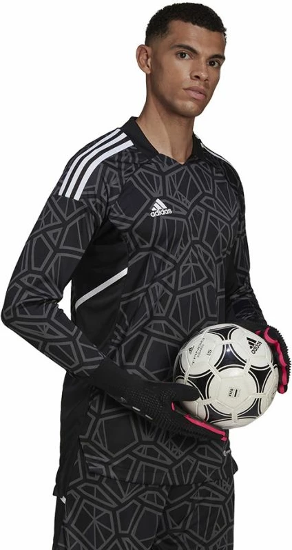 Fanellë për portierë adidas Condivo 22 me mëngë të gjata për meshkuj, e zezë