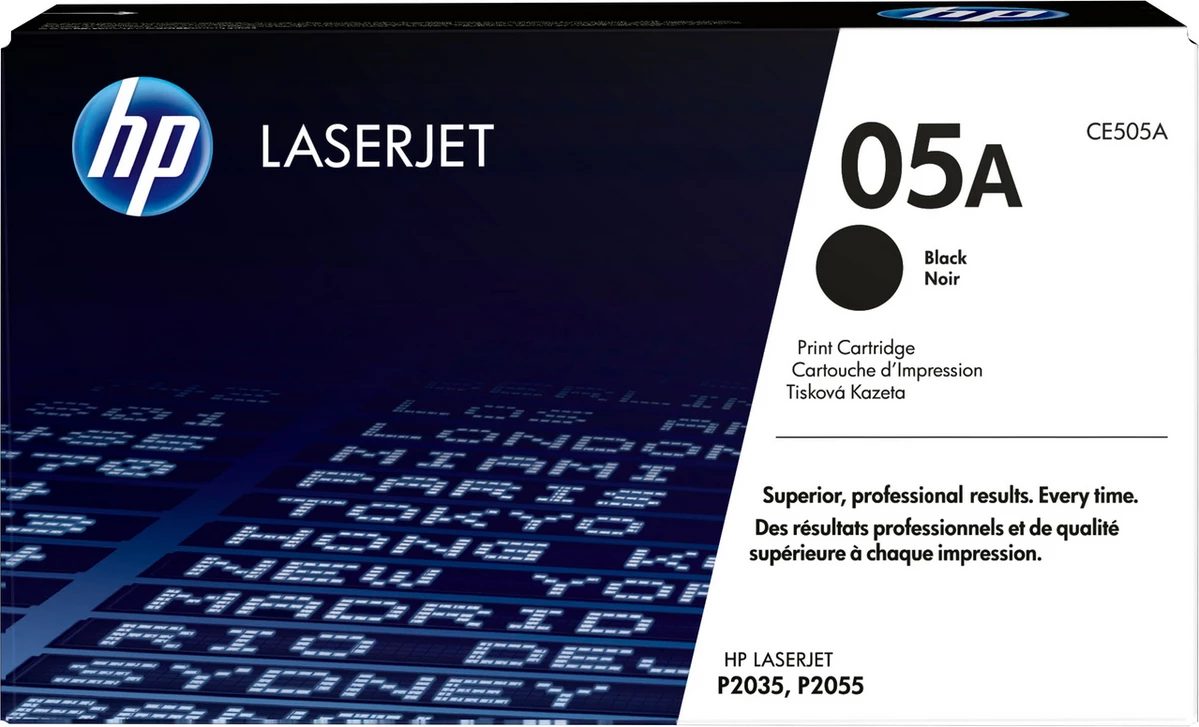 Toner HP 05A CE505A, standard, rendiment 2300 faqe, i zi