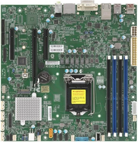 Pllakë amë Supermicro X11SCZ-Q, micro ATX, Socket 1151
