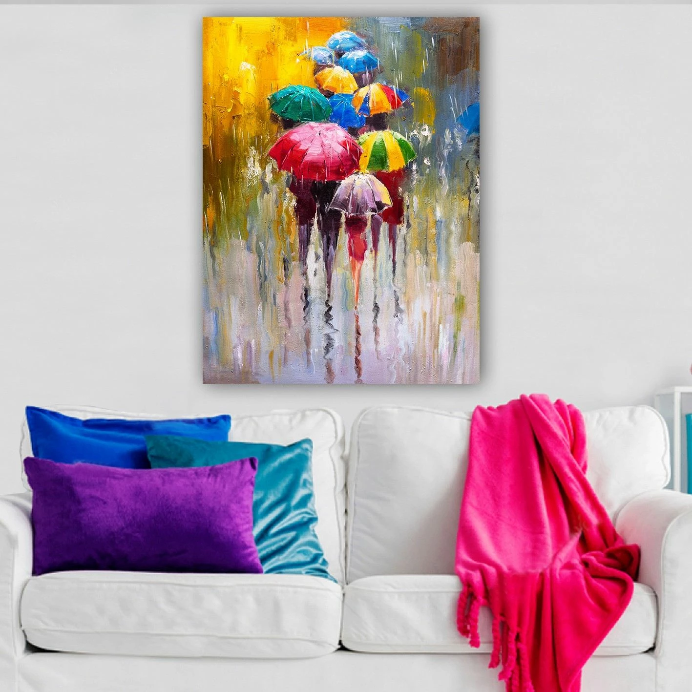 Pikturë dekorative në kanavacë, shumëngjyrëshe, Wallity, 70x100cm