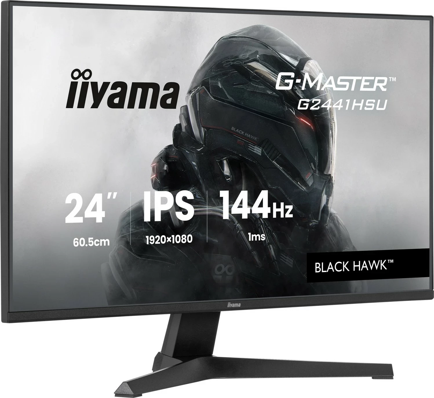 Monitor iiyama G-Master G2441HSU-B1, 23.8", 144Hz, Full HD, IPS, zi