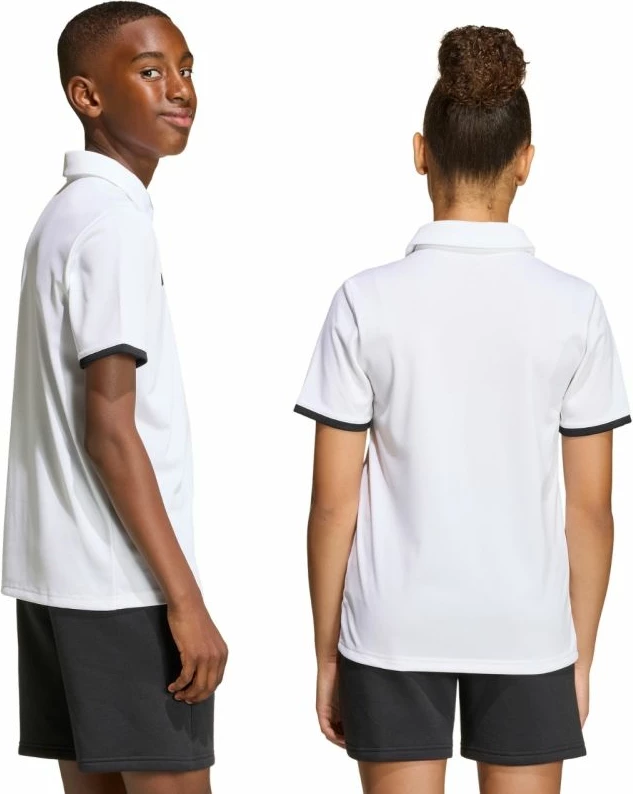 Maicë polo për fëmijë adidas Entrada 26, e bardhë