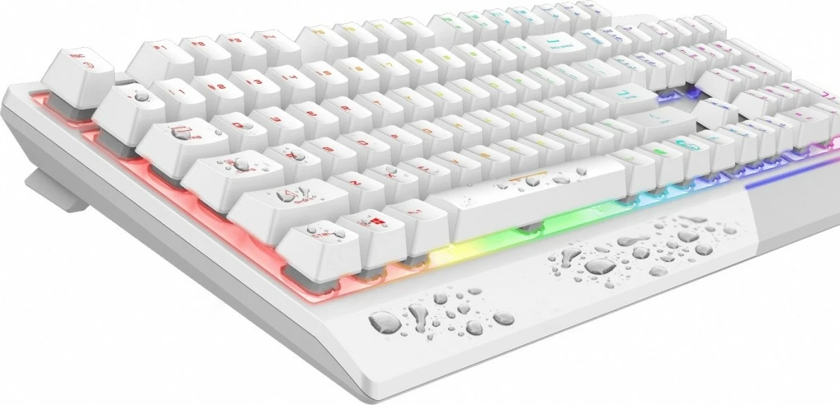 Set gaming tastierë MSI Vigor GK30 dhe maus Clutch GM11, me ndriçim RGB, i bardhë