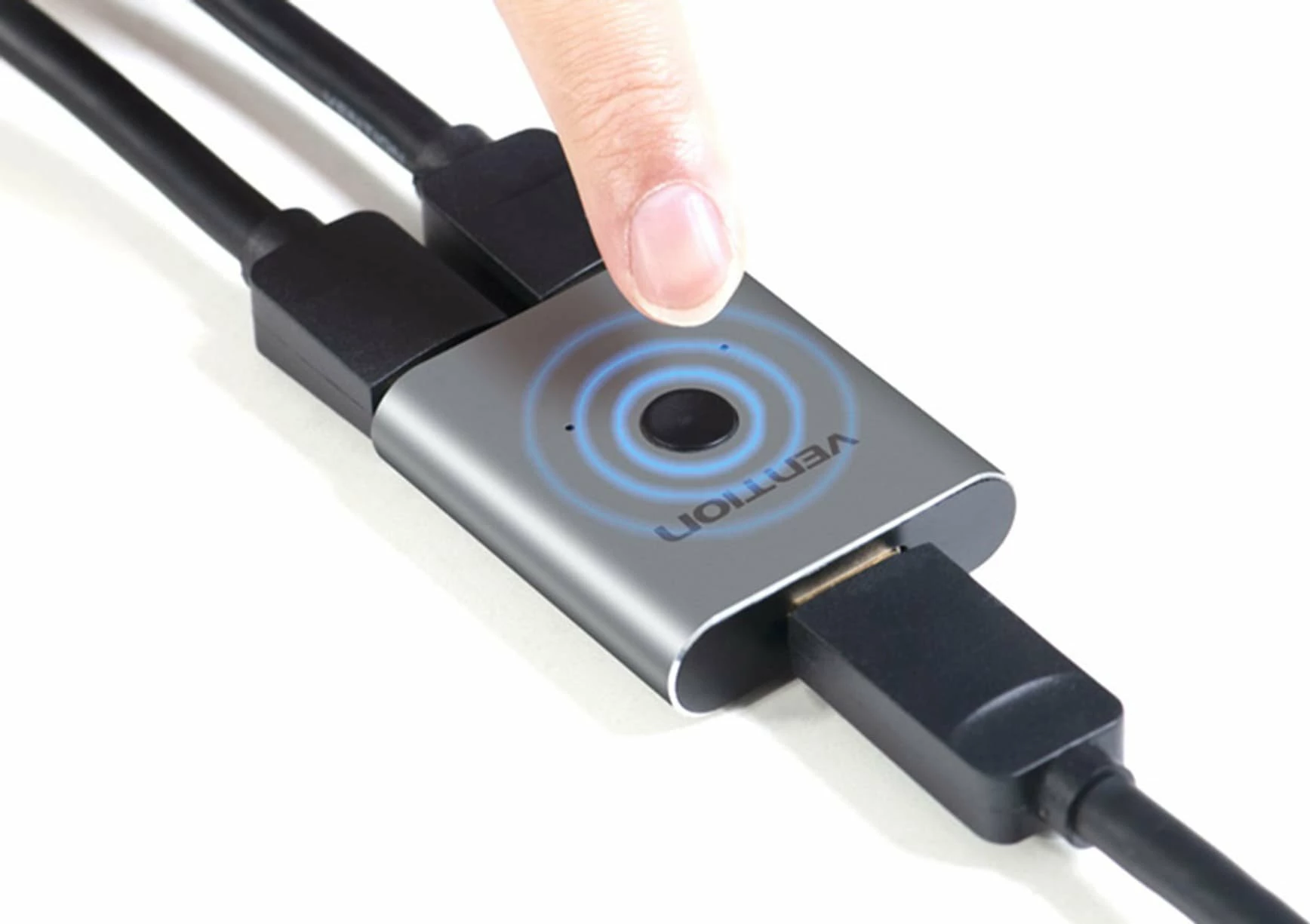 Adapter HDMI Vention AFUH0 2x HDMI 4K@60Hz silver