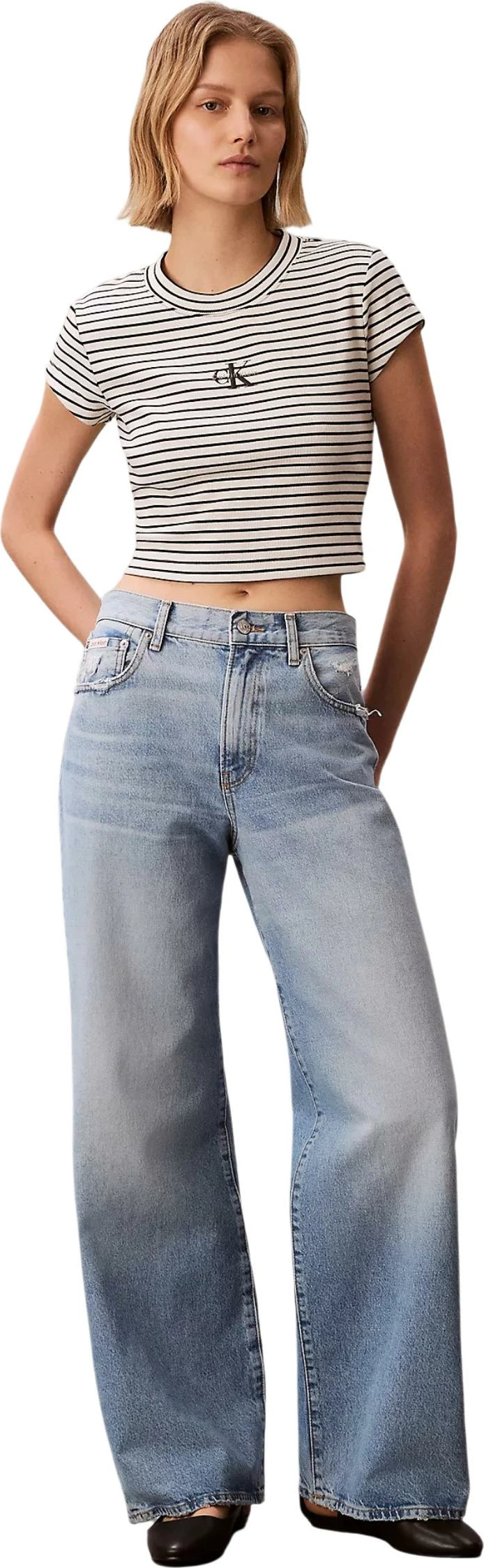 Maicë për femra Calvin Klein Jeans LV047F833G, e zezë [Madhësia: L]