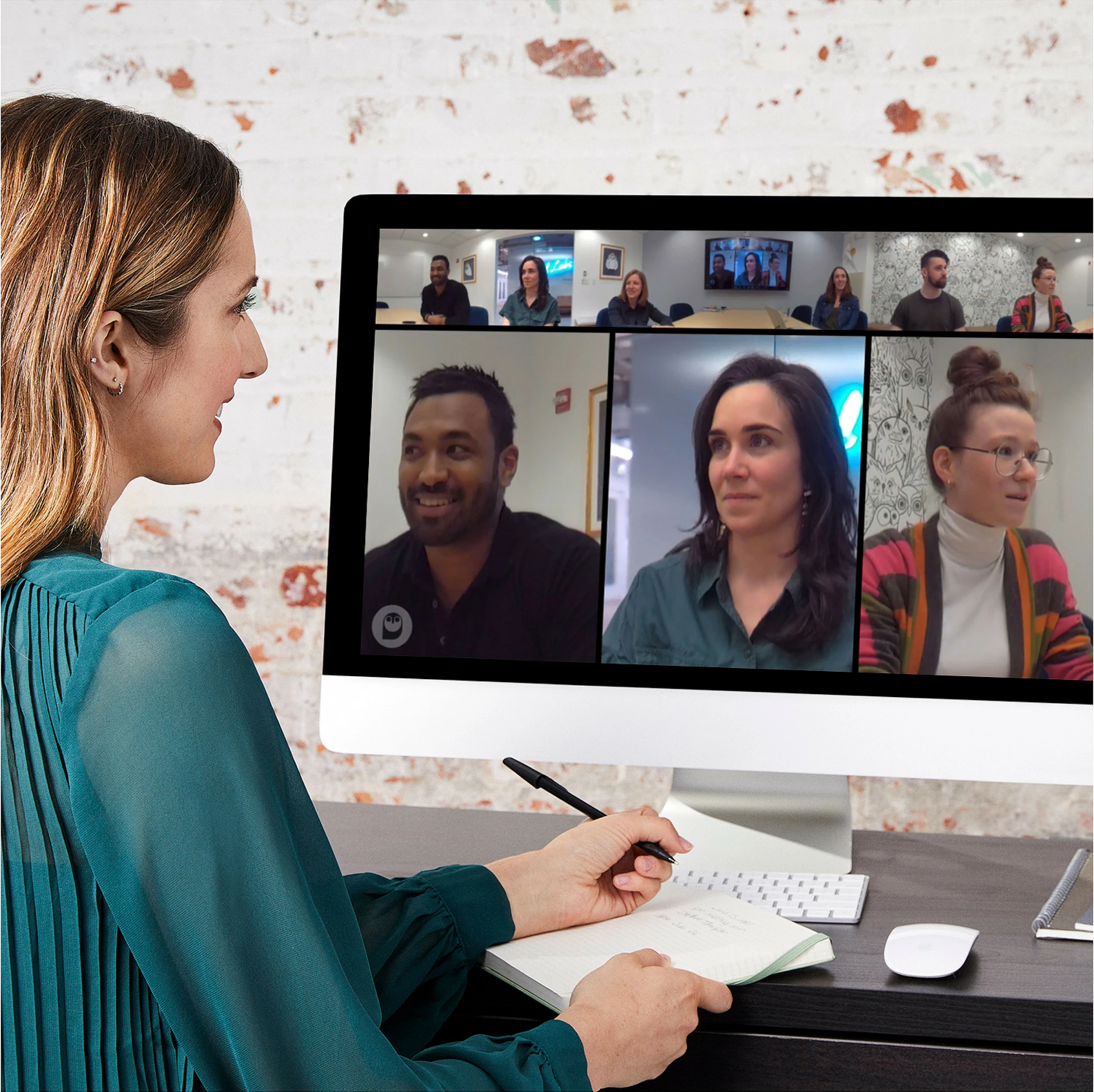 Sistem video-konference Owl Labs Meeting Owl 3, 360°, Full HD 1080p, Bluetooth/Wi‑Fi, gri