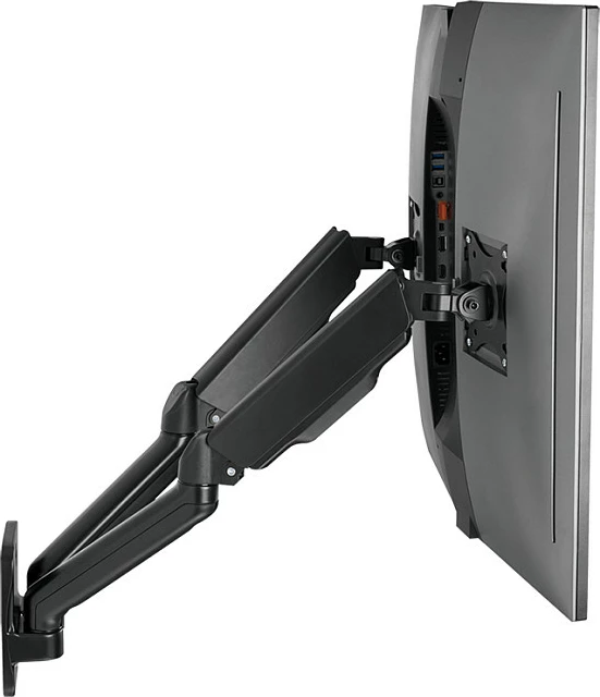 Mbajtës muri për monitor LogiLink, 17-32", dy krahë, 90-540mm, i zi