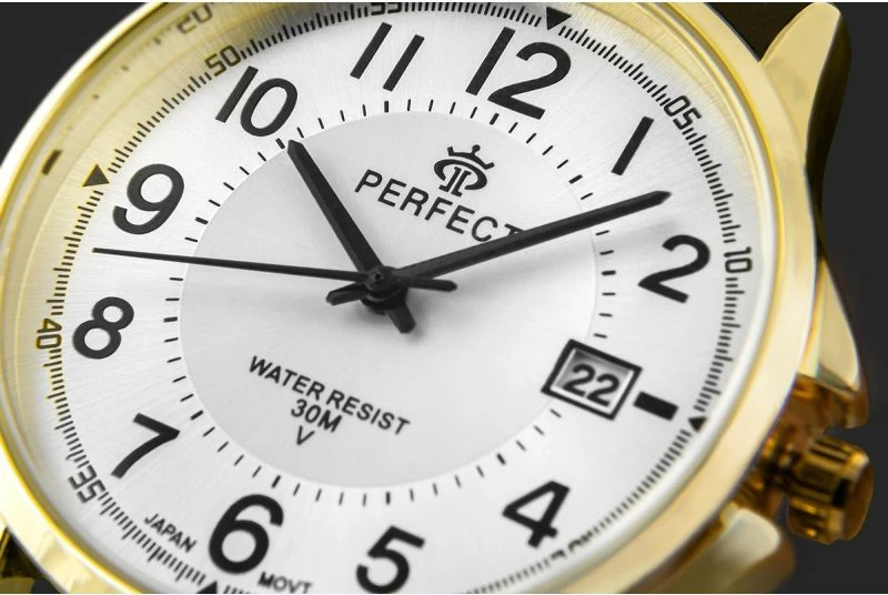 Orë dore për meshkuj PERFECT, ngjyrë ari
