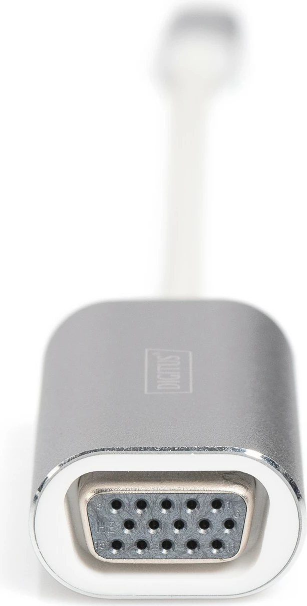 Adapter USB-C në VGA Digitus 20cm, i bardhë
