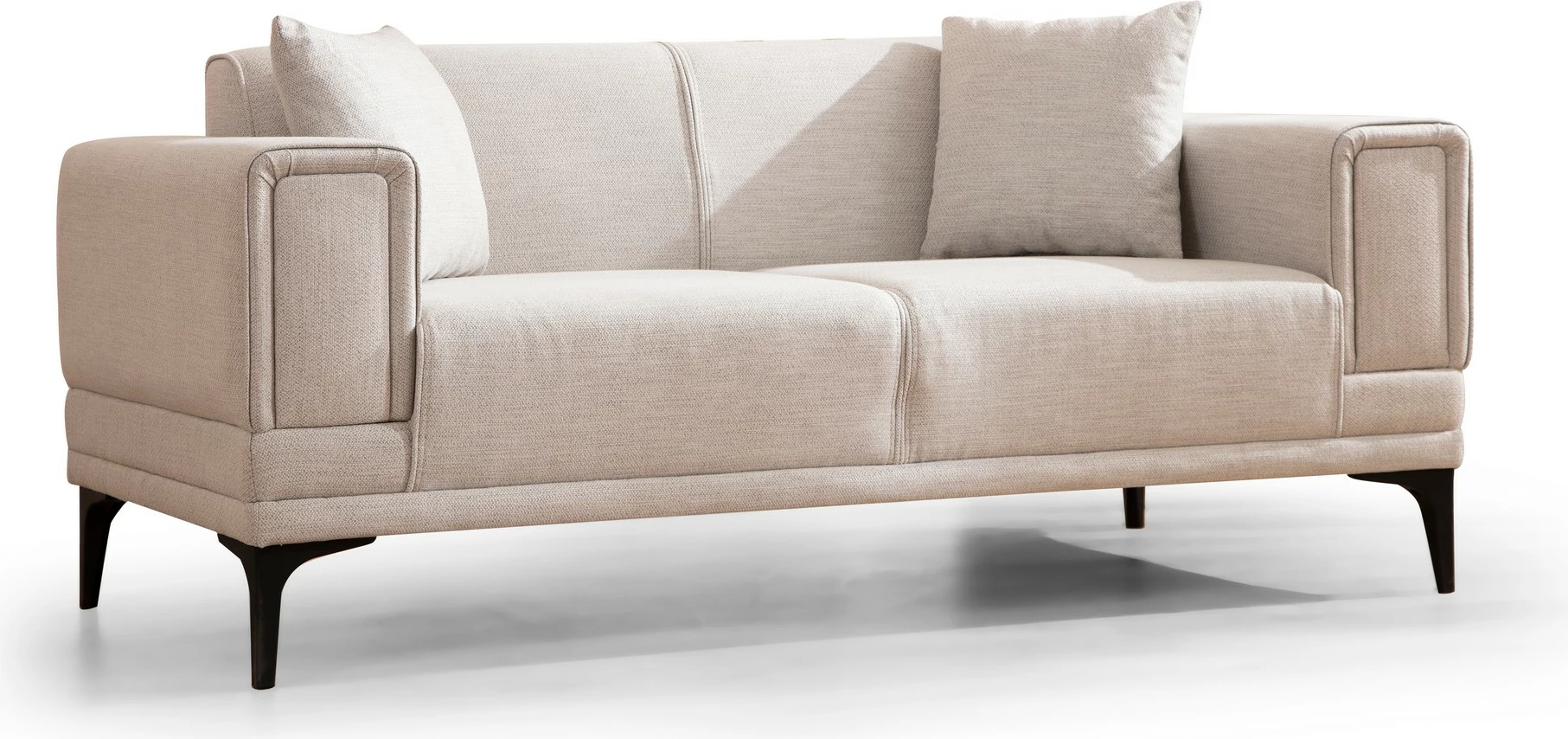 Divan dy-vendësh Atelier del Sofa, Horizon, ngjyrë ecru