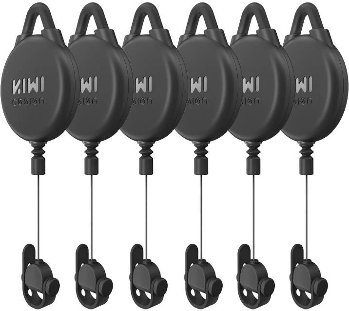 Sistem për kabllo VR KiwiDesign V2-6, 6 copë, për Meta Quest 2/3/PRO, zi