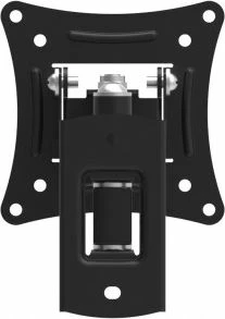 Mbajtës muri për TV/monitor Art AR-82 10"-27" VESA 75x75/100x100, deri 15 kg, i zi