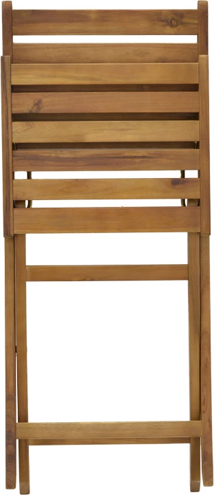 Karrige palosëse prej druri akacie, ngjyrë natyrale, 40x53x82cm