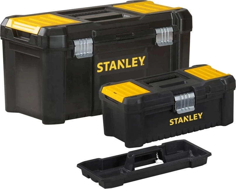 Kuti për vegla Stanley STST1-75772 48+32 cm, zi/verdhë, set 2 copë