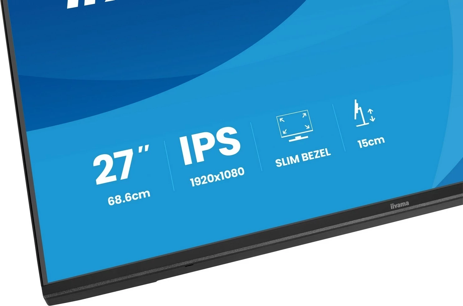 Monitor iiyama XB2797HSU-B1, 27 inch, Full HD, IPS, LED, i zi