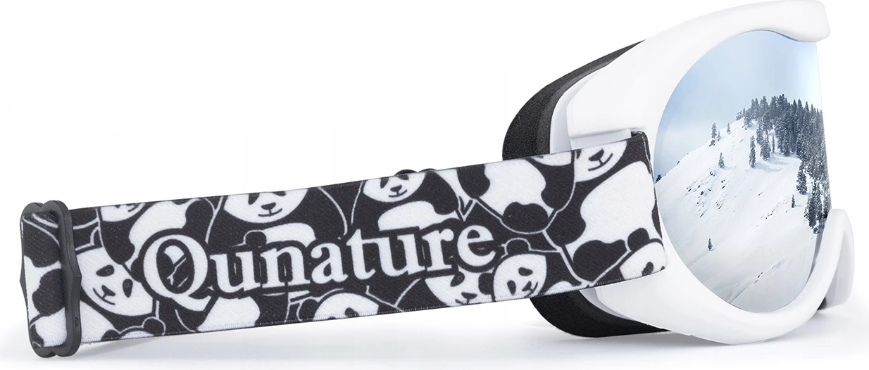 Syze ski Qunature Panda për fëmijë, e bardhë/e zezë