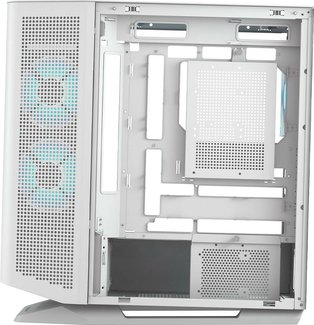 Kasë Cougar FV270 ARGB midi tower e bardhë