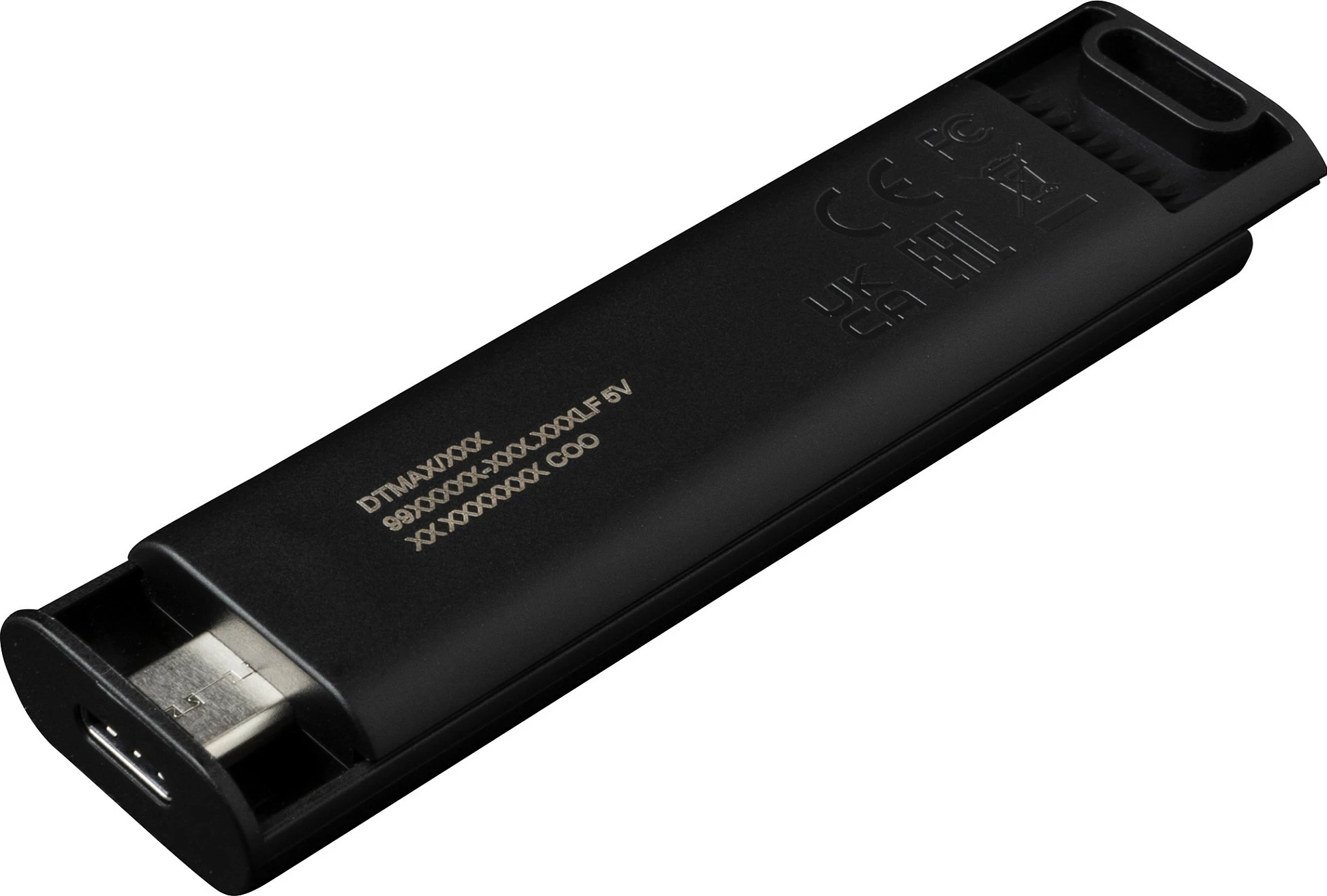 USB flash Kingston DataTraveler Max 512GB, USB Type-C, 1000MB/s, e zezë