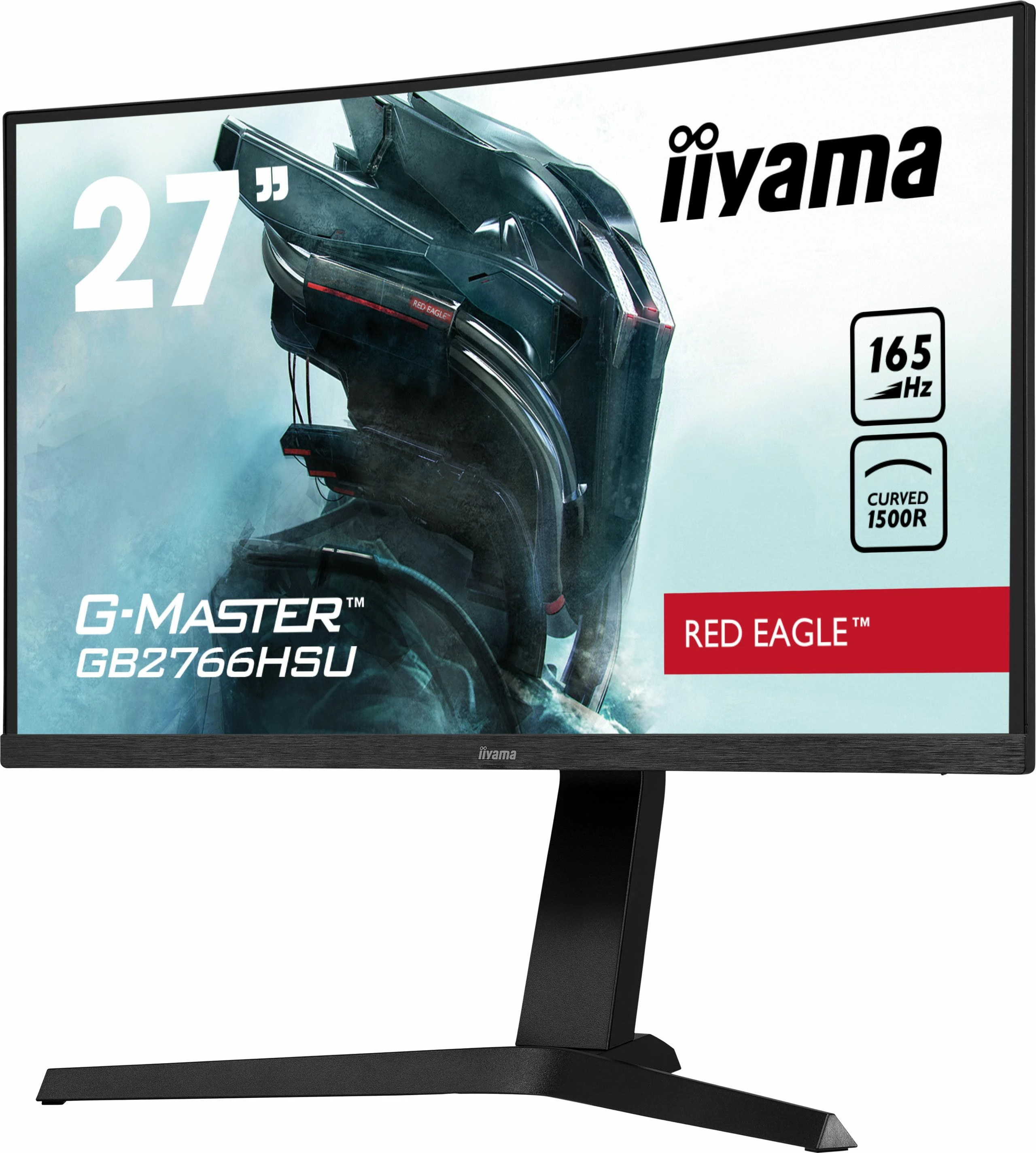 Monitor gaming iiyama G-Master GB2766HSU-B1 27\" Full HD 165Hz i lakuar, FreeSync Premium, i zi