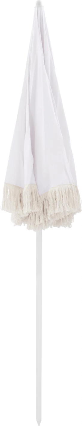 Çadër plazhi me frikë macrame bezhë FH5775.01 8 radias Φ180Χ200 cm