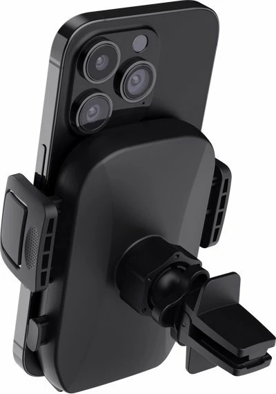 Mbajtës telefoni për veturë Trust Runo Phone Air Vent Car Holder, clamp për grilë ventilimi, 4-7", 55-100 mm, i zi