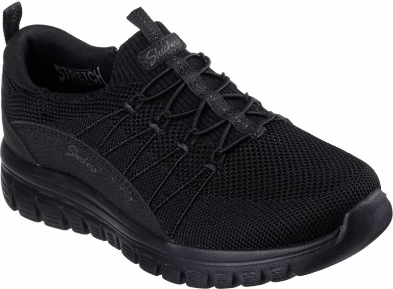 Atlete femra Skechers Graceful Picture Perfect, të zeza