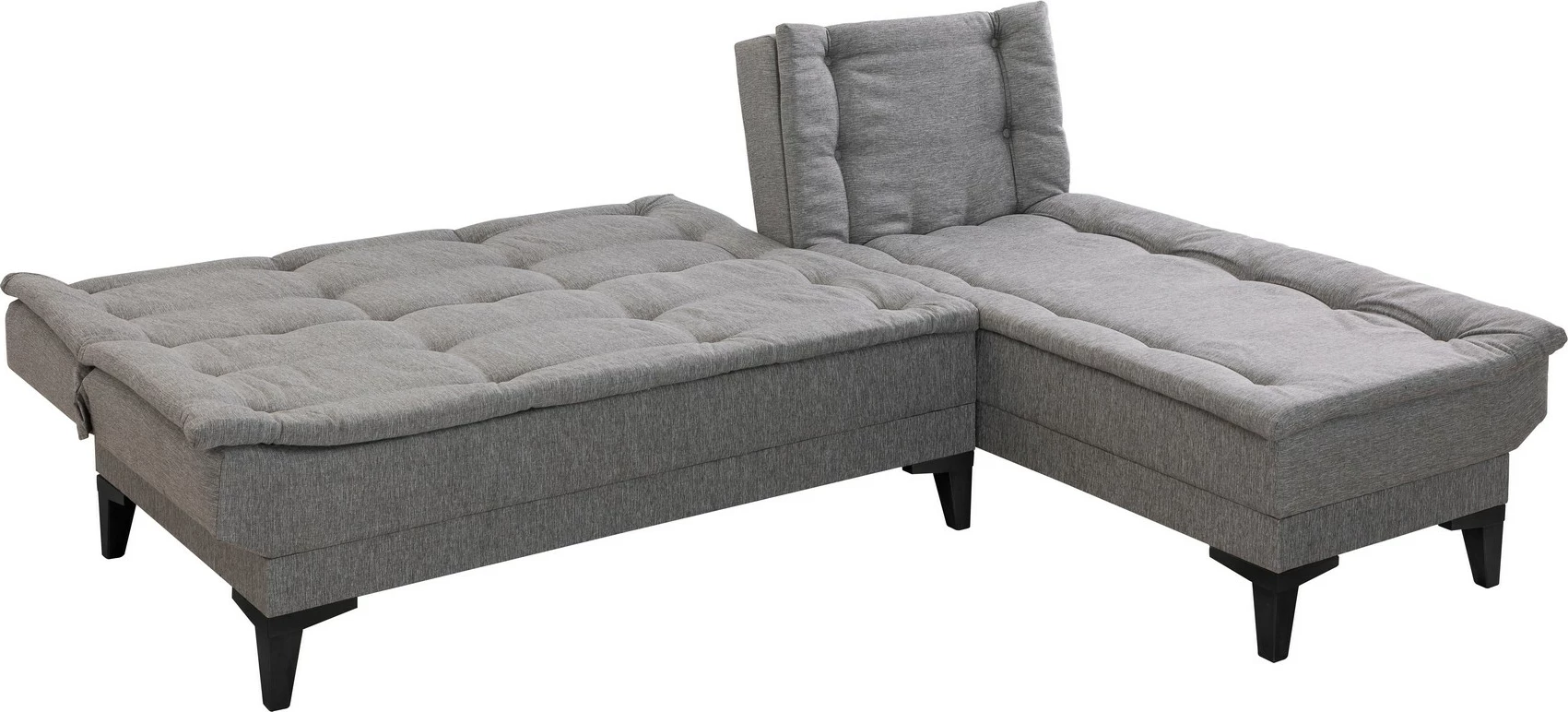 Kënd-sofë shtrat Atelier del Sofa, Santo-S, gri