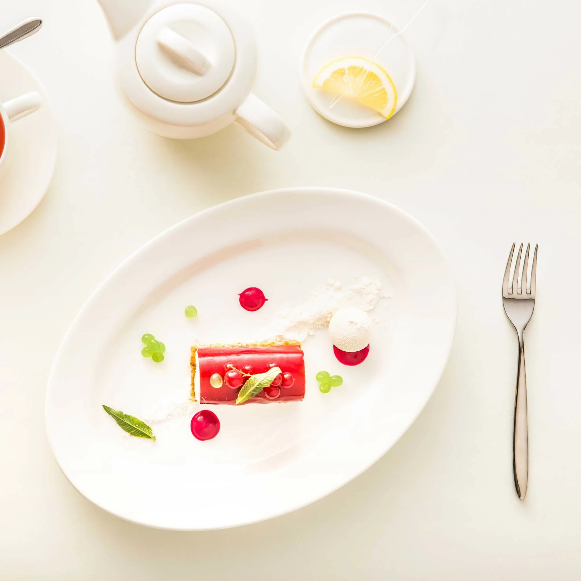 Pjatë ovale servirëse Fine Dine Crema 390x270mm, set 6 copë, krem