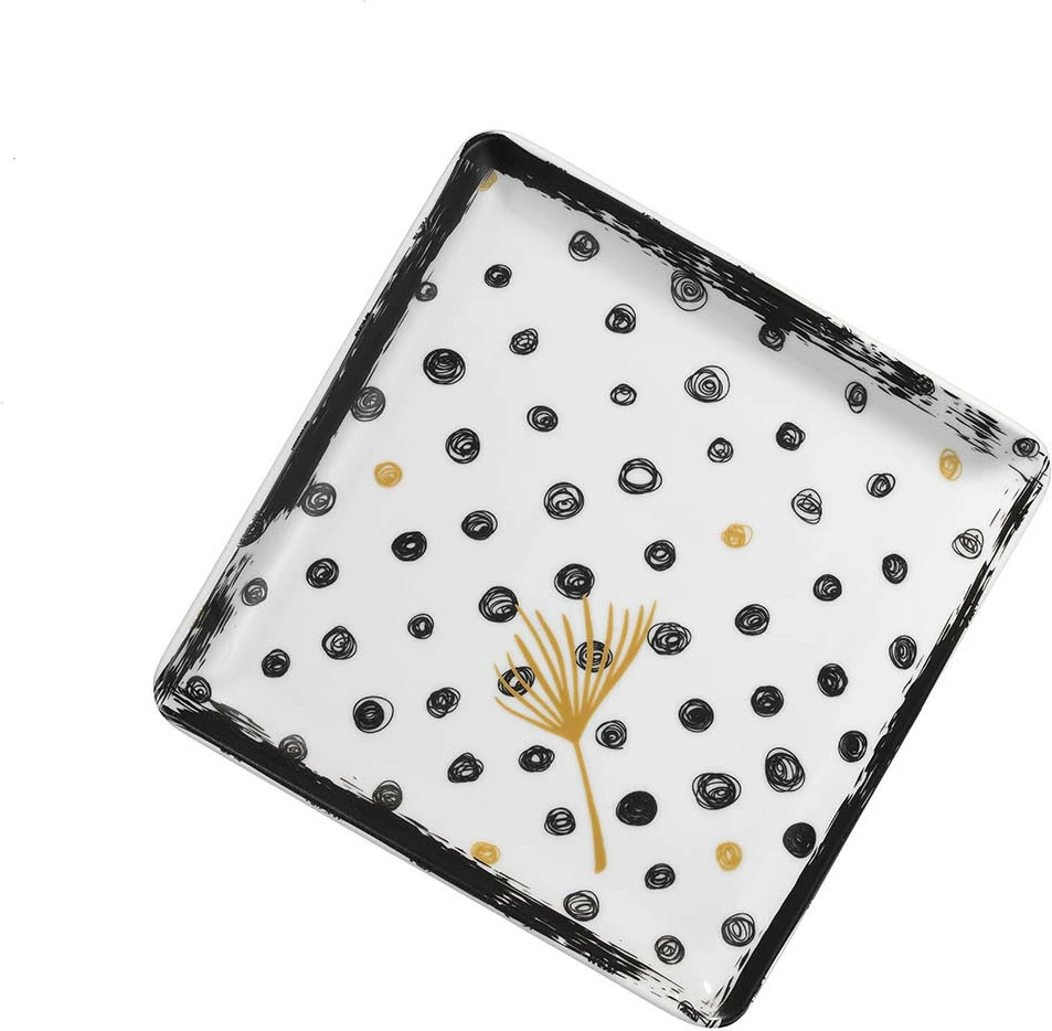 Set pjatash shërbimi, shumëngjyrëshe, 18 copë, Hermia Concept, TAN18Y643011122