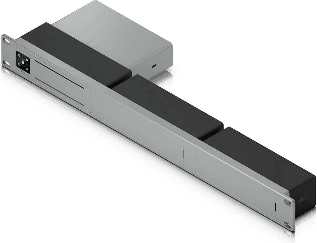 Mbajtëse rack 1U Ubiquiti UniFi AI Key Rack Mount, alumin, e bardhë