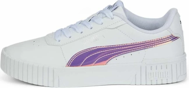 Atlete për femra dhe fëmijë Puma Carina 2.0 Holo Jr, të bardha