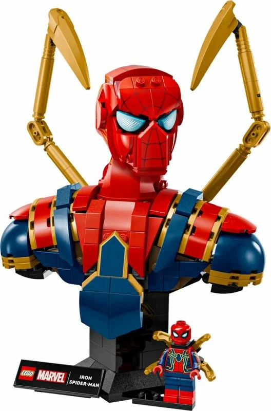 Set LEGO Marvel Iron Spider-Man bust
