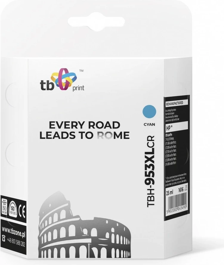 Toner TB Print TBH-953XLCR për HP OfficeJet Pro, Cyan