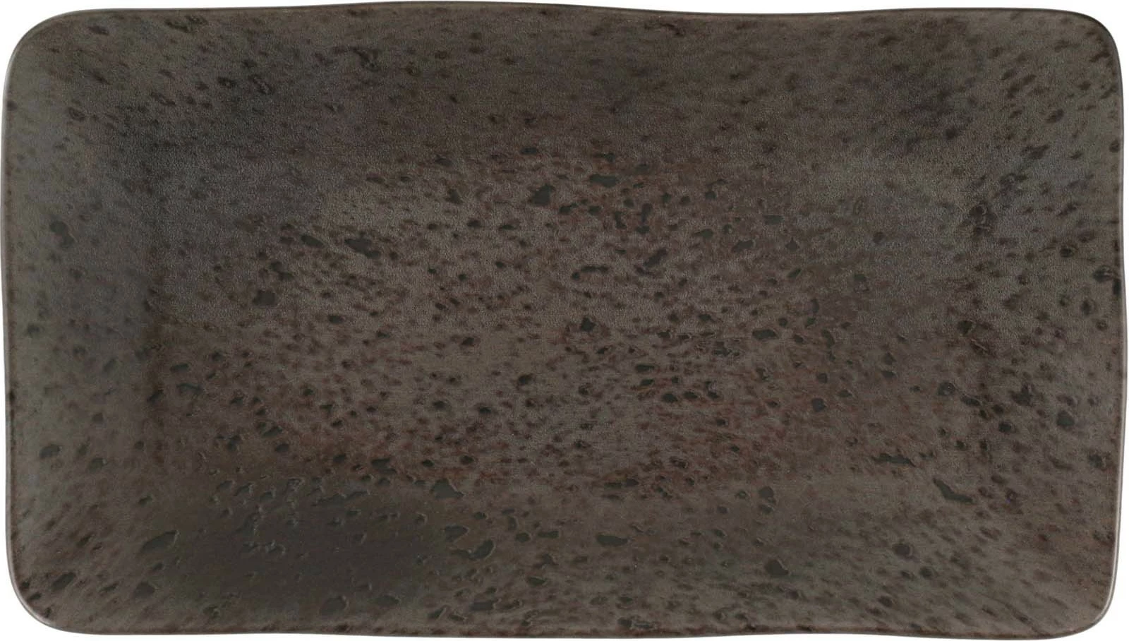 Pjatë drejtkëndore Porland Ironstone 280 mm, zezë, set 6 copë