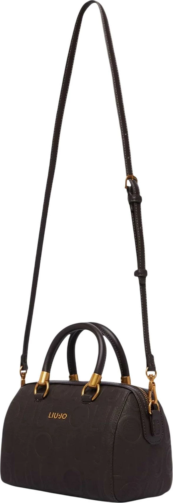 Çantë krahu për femra Liu Jo Boston Bag AF6160 E1139, kafe e errët