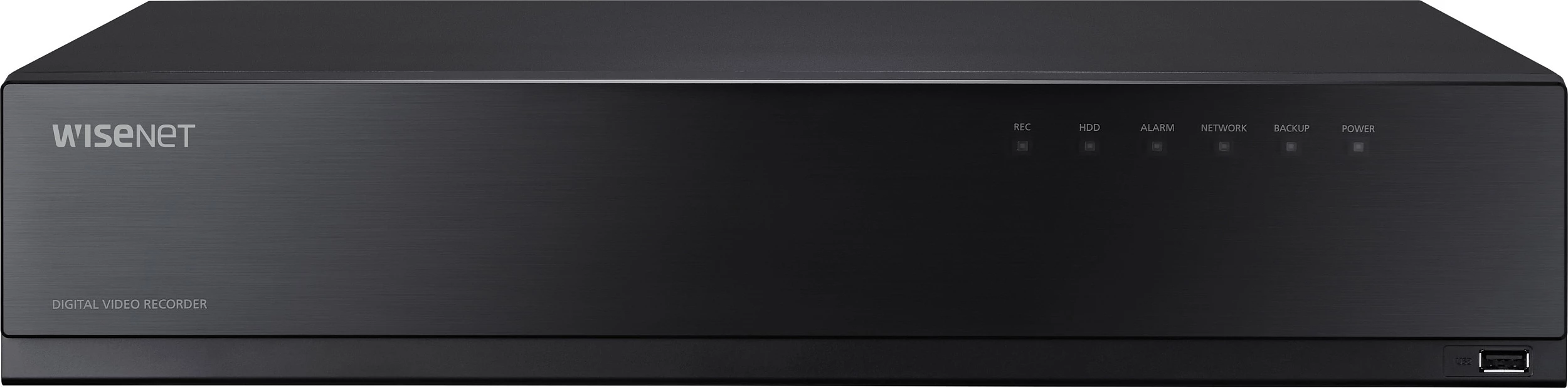 Video rekorder për kamera Hanwha Wisenet HRX-1635, 16 kanal, 4K HDMI, pa HDD, i zi