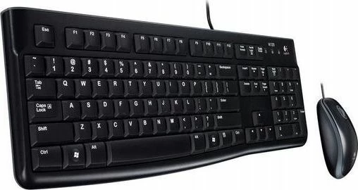 Set tastierë + maus Logitech MK120 (920-002562), USB, i zi